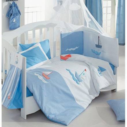 Комплект постельного белья из 3 предметов серия Blue Marine 